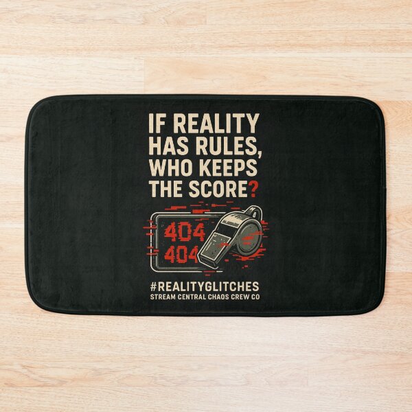 Item preview, If Reality Has Rules, Who Keeps the Score? #RealityGlitches 002  designed and sold by ChaosCrewCo.