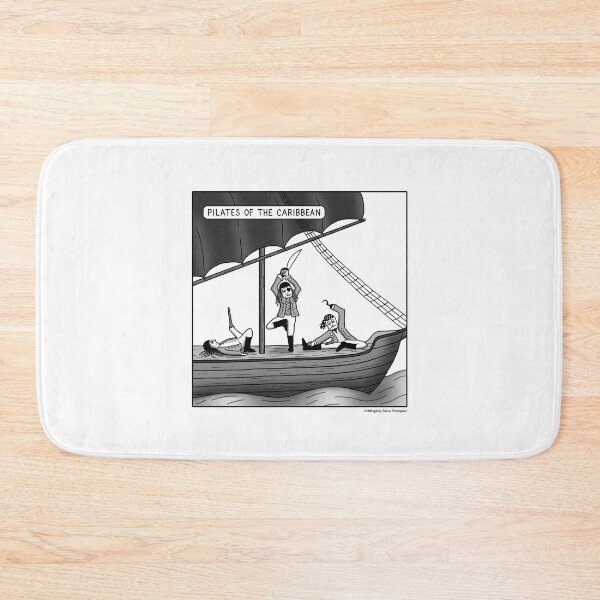 Item preview, Pilates of the Caribbean designed and sold by Inklings cartoons.