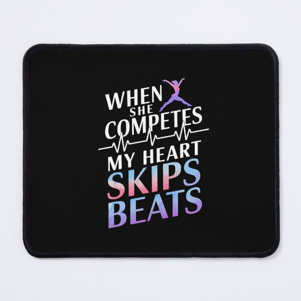 Item preview, When She Competes My Heart Skips Beats Mother's Day designed and sold by VasilisLamArt.