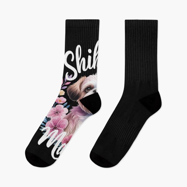 Item preview, Watercolor Floral Shih Tzu Mama Dog Lovers Mother's Day designed and sold by marcusry.