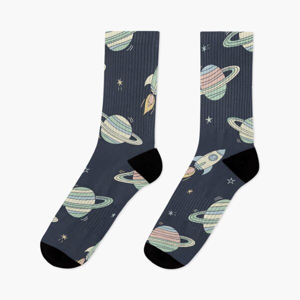 Item preview, Cute Pastel Space Rockets and Planets designed and sold by Animepic222.
