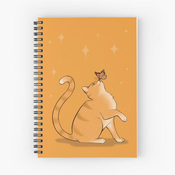 Item preview, Orange cat with butterfly designed and sold by Fabasart.