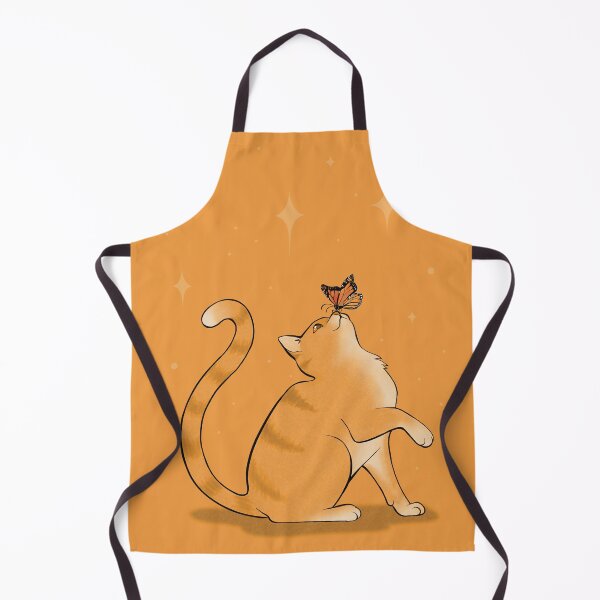 Item preview, Orange cat with butterfly designed and sold by Fabasart.