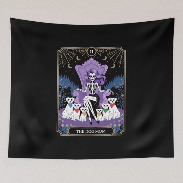 Item preview, The Dog Mom Skeleton Tarot Card Mother's Day designed and sold by VasilisLamArt.