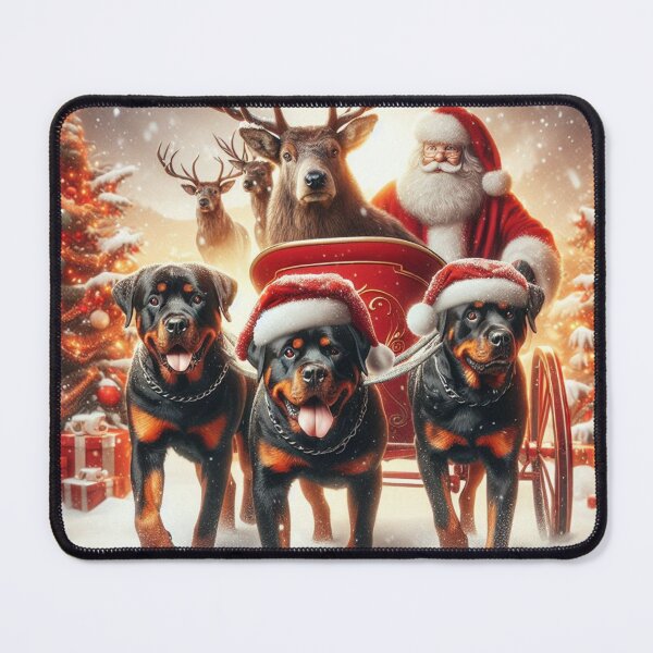 Item preview, Rottweilers & Santa designed and sold by 123ks.