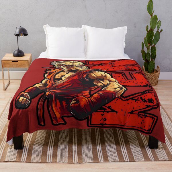 Item preview, Fierce Fighter in Red – Power and Determination designed and sold by Artistic canvas store.