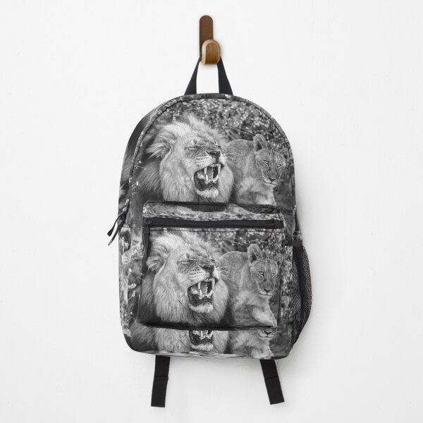 Item preview, Lion and Cub in Black and White designed and sold by Kay Brewer.