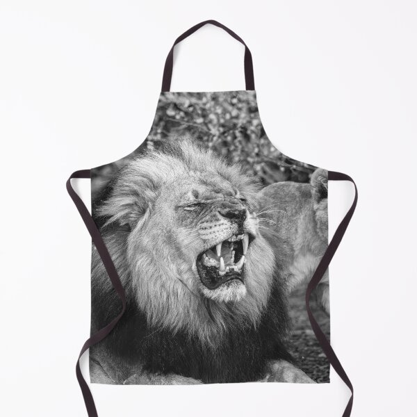 Item preview, Lion and Cub in Black and White designed and sold by Kay Brewer.