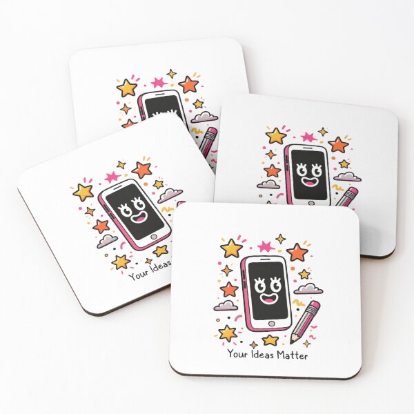 Item preview,  Your Ideas Matter – Happy Mobile Tee designed and sold by EcoArtTees.