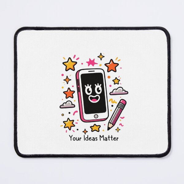 Item preview,  Your Ideas Matter – Happy Mobile Tee designed and sold by EcoArtTees.