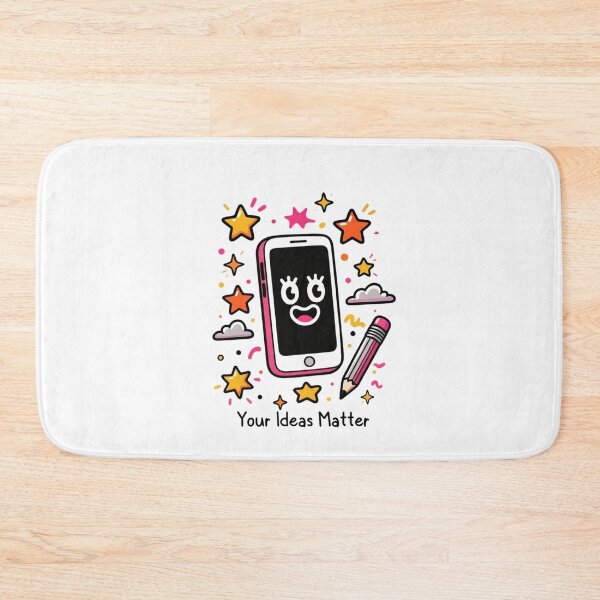 Item preview,  Your Ideas Matter – Happy Mobile Tee designed and sold by EcoArtTees.