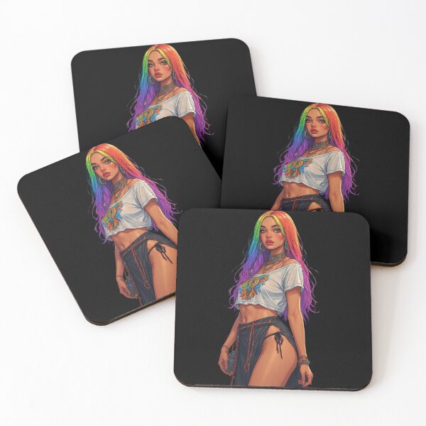 Item preview, Trippy Psytrance Goa Girl designed and sold by VDDDesign.