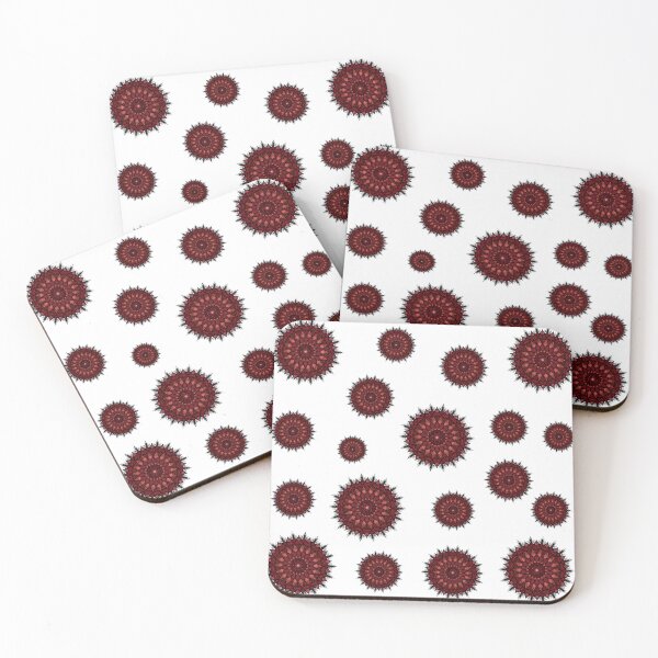 Item preview, Crimson Cosmos Mandala Pattern designed and sold by Abwer.