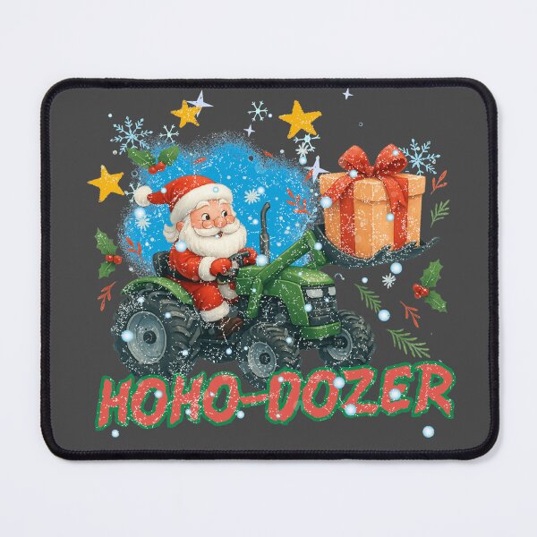 Item preview, Funny Santa Tractor "HoHo-Dozer" designed and sold by BreezifyDesignStudio.