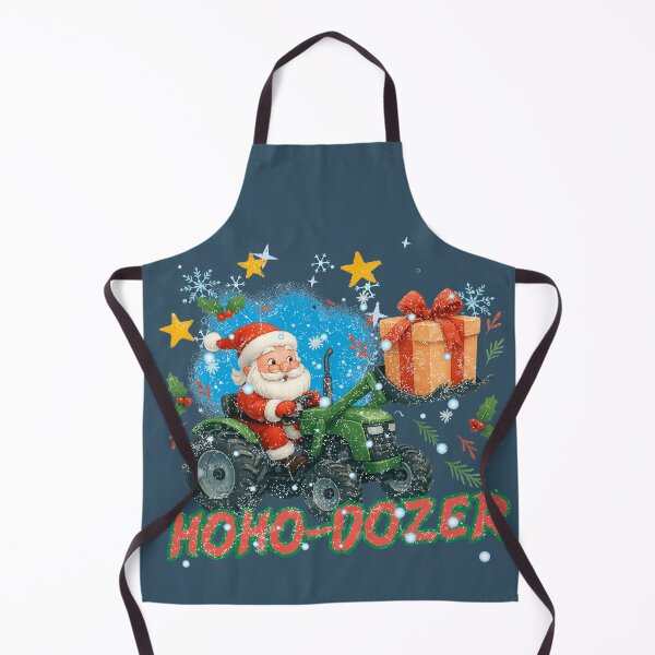 Item preview, Funny Santa Tractor "HoHo-Dozer" designed and sold by BreezifyDesignStudio.