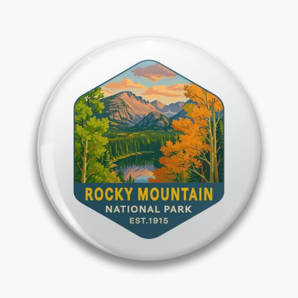 Item preview, Rocky Mountain National Park Colorado Sticker designed and sold by Ismeal Von.