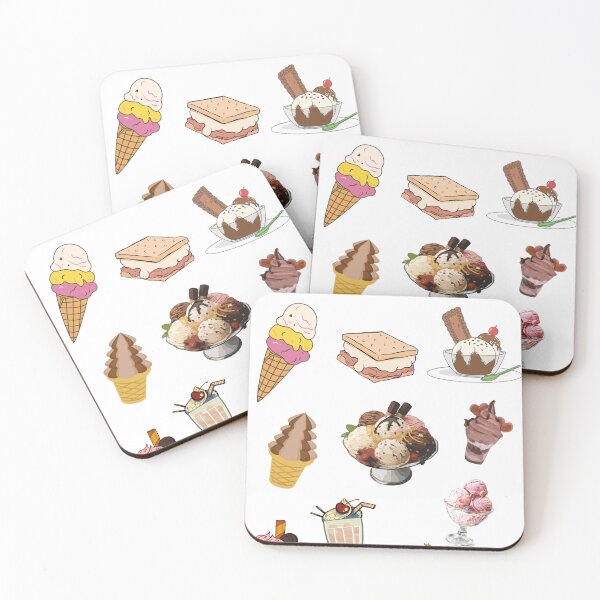 Item preview, Colorful Ice Cream and Dessert Illustration – Sweet Treats Art designed and sold by Kruti Collection.
