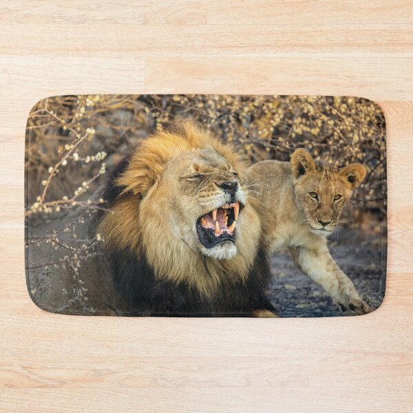 Item preview, Lion and Cub in Botswana designed and sold by Kay Brewer.