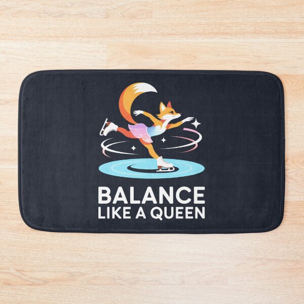 Item preview, Figure Skating Fantasy with Colorful Fox and Regal Balance designed and sold by SplashTastic.