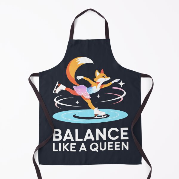 Item preview, Figure Skating Fantasy with Colorful Fox and Regal Balance designed and sold by SplashTastic.