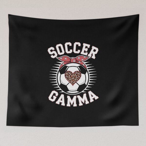 Item preview, Soccer Gamma Bandana Leopard Heart Fans Mother's Day designed and sold by khorbiasieno.