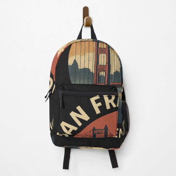 Item preview, San Francisco, California – 415 Golden Gate Vibes Retro Skyline designed and sold by Laughprints.