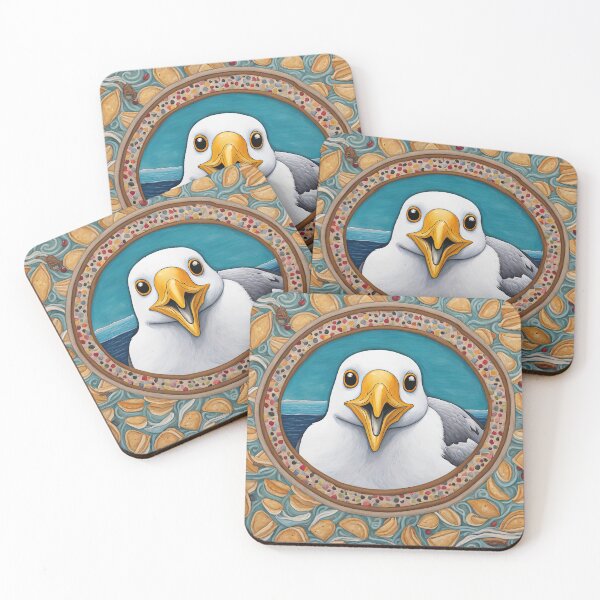 Item preview, Seagull wearing a hoodie eating chips designed and sold by Colin Bentham.