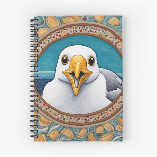 Item preview, Seagull wearing a hoodie eating chips designed and sold by Colin Bentham.