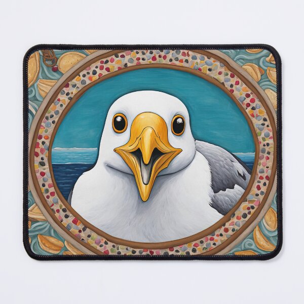Item preview, Seagull wearing a hoodie eating chips designed and sold by Colin Bentham.