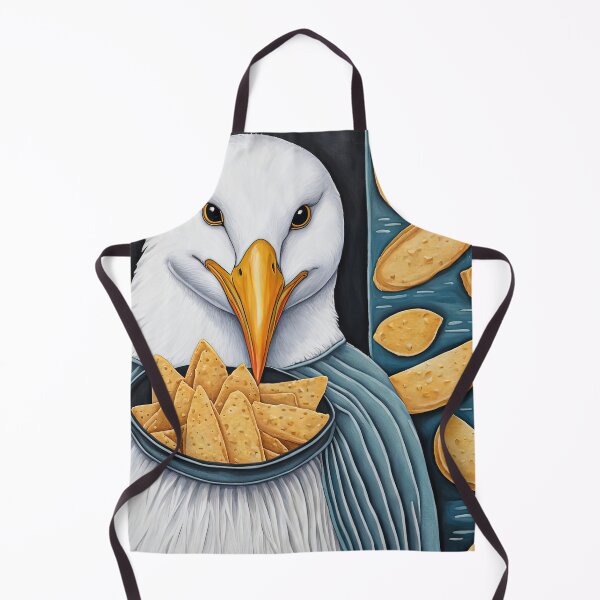 Item preview, Seagull wearing a hoodie eating chips designed and sold by Colin Bentham.