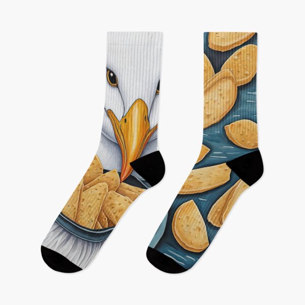 Item preview, Seagull wearing a hoodie eating chips designed and sold by Colin Bentham.