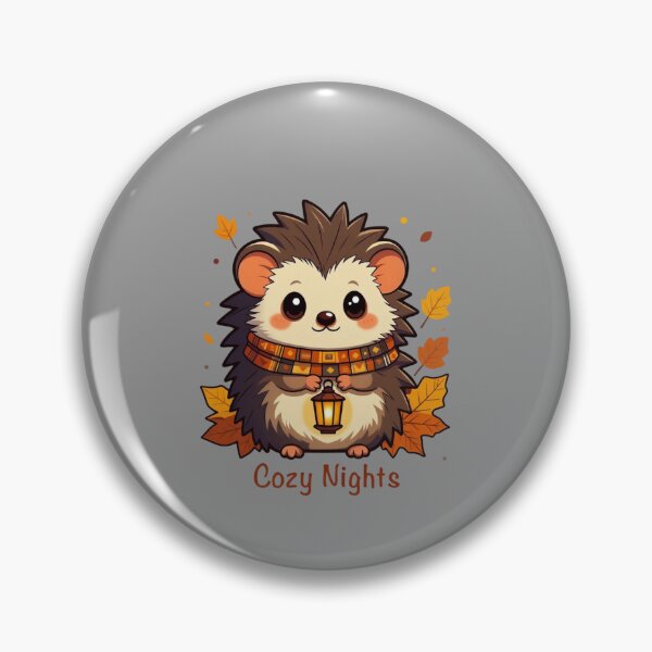 Item preview, Cozy Nights – Retro Hedgehog Tee designed and sold by EcoArtTees.