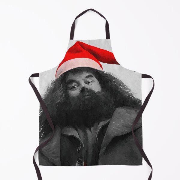 Item preview, Christmas Wizard Gentleman – Festive Bearded Giant in Santa Hat (Black & White Art) designed and sold by T-Chou.