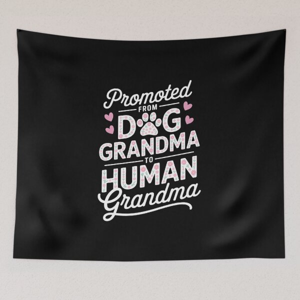 Item preview, Promoted From Dog Grandma To Human Grandma Mother's Day designed and sold by VasilisLamArt.