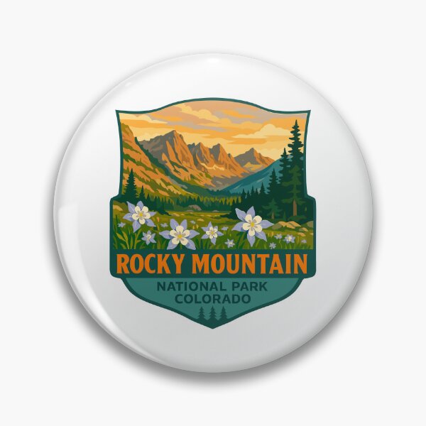 Item preview, Rocky Mountain National Park Colorado Sticker designed and sold by Ismeal Von.