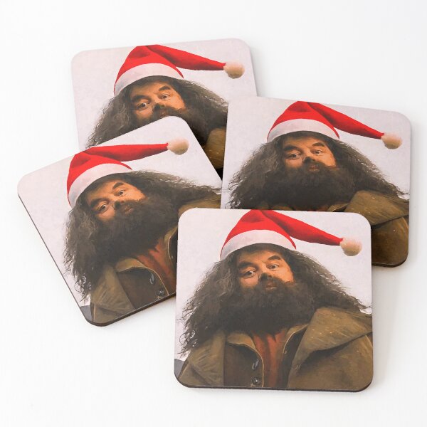 Item preview, Christmas Wizard Gentleman – Festive Bearded Giant in Santa Hat designed and sold by T-Chou.