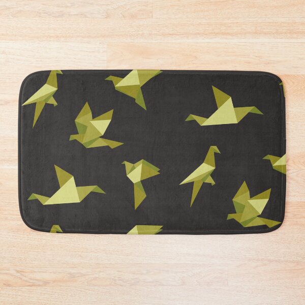 Item preview, Golden Origami Birds Print - Minimalist Geometric Decor designed and sold by SKETCHYANDGRAPHIC.