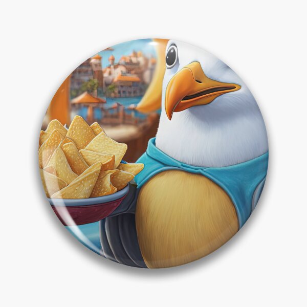 Item preview, Seagull wearing a hoodie eating chips designed and sold by Colin Bentham.