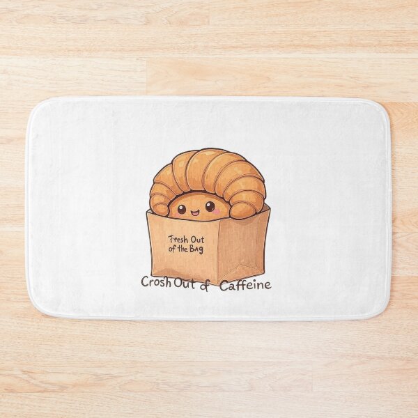 Item preview, Fresh Out of the Bag Croissant Cute Cartoon T-Shirt designed and sold by EcoArtTees.