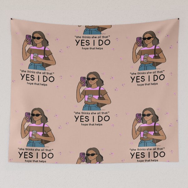 Item preview, She Thinks She All That –Bold Statement Art designed and sold by effdesigns.