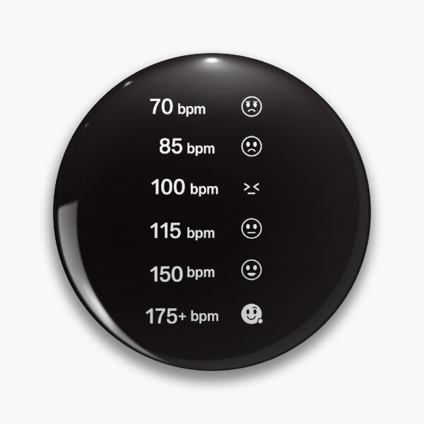 Item preview, Electronic Music Heart Rate – BPM Emotion Display for DJs and Techno Lovers designed and sold by paulo silveira.