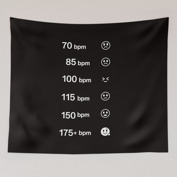 Item preview, Electronic Music Heart Rate – BPM Emotion Display for DJs and Techno Lovers designed and sold by paulo silveira.