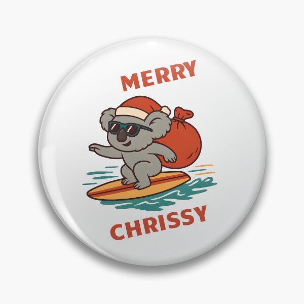 Item preview, Merry Chrissy – Aussie Surfing Koala Christmas Shirt designed and sold by SVALANART.