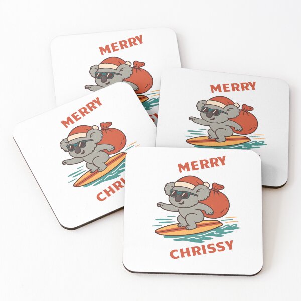 Item preview, Merry Chrissy – Aussie Surfing Koala Christmas Shirt designed and sold by SVALANART.