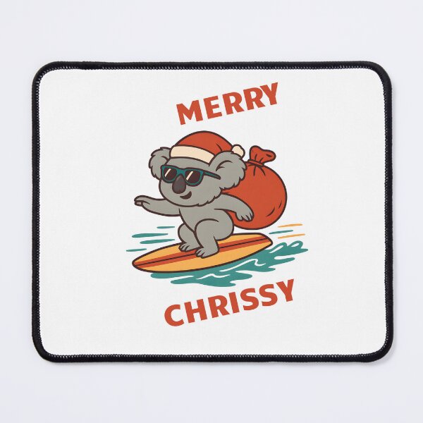 Item preview, Merry Chrissy – Aussie Surfing Koala Christmas Shirt designed and sold by SVALANART.