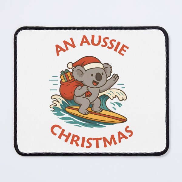 Item preview, An Aussie Christmas – Surfing Santa Koala Holiday Tee designed and sold by SVALANART.
