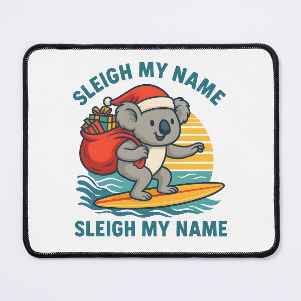 Item preview, Sleigh My Name – Funny Surfing Koala Christmas Tee designed and sold by SVALANART.