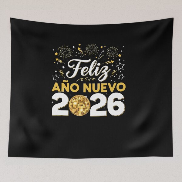 Item preview, Feliz Año Nuevo 2026 – Golden New Year Celebration Design designed and sold by mraihan.
