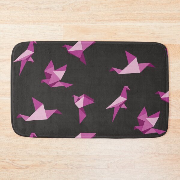 Item preview, Pink Origami Birds Print - Minimalist Geometric Decor designed and sold by SKETCHYANDGRAPHIC.