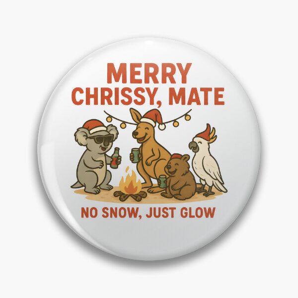 Item preview, Merry Chrissy, Mate – No Snow, Just Glow! Australian Christmas Design designed and sold by SVALANART.